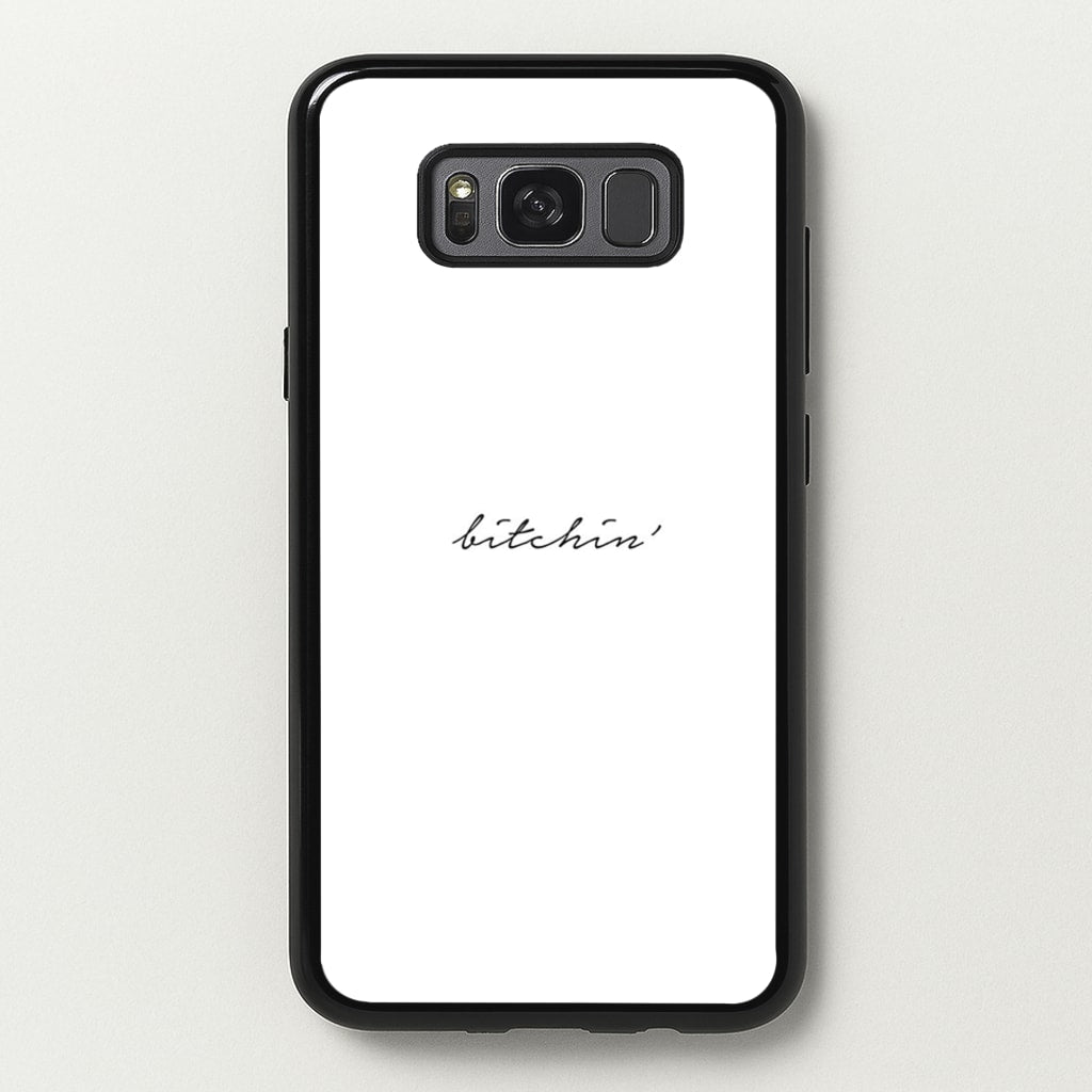 Bitchin' - White Stranger - Stranger Things Phone Case for Galaxy S8 Plus
