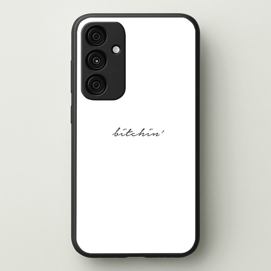 Bitchin' - White Stranger - Stranger Things Phone Case for Galaxy A35