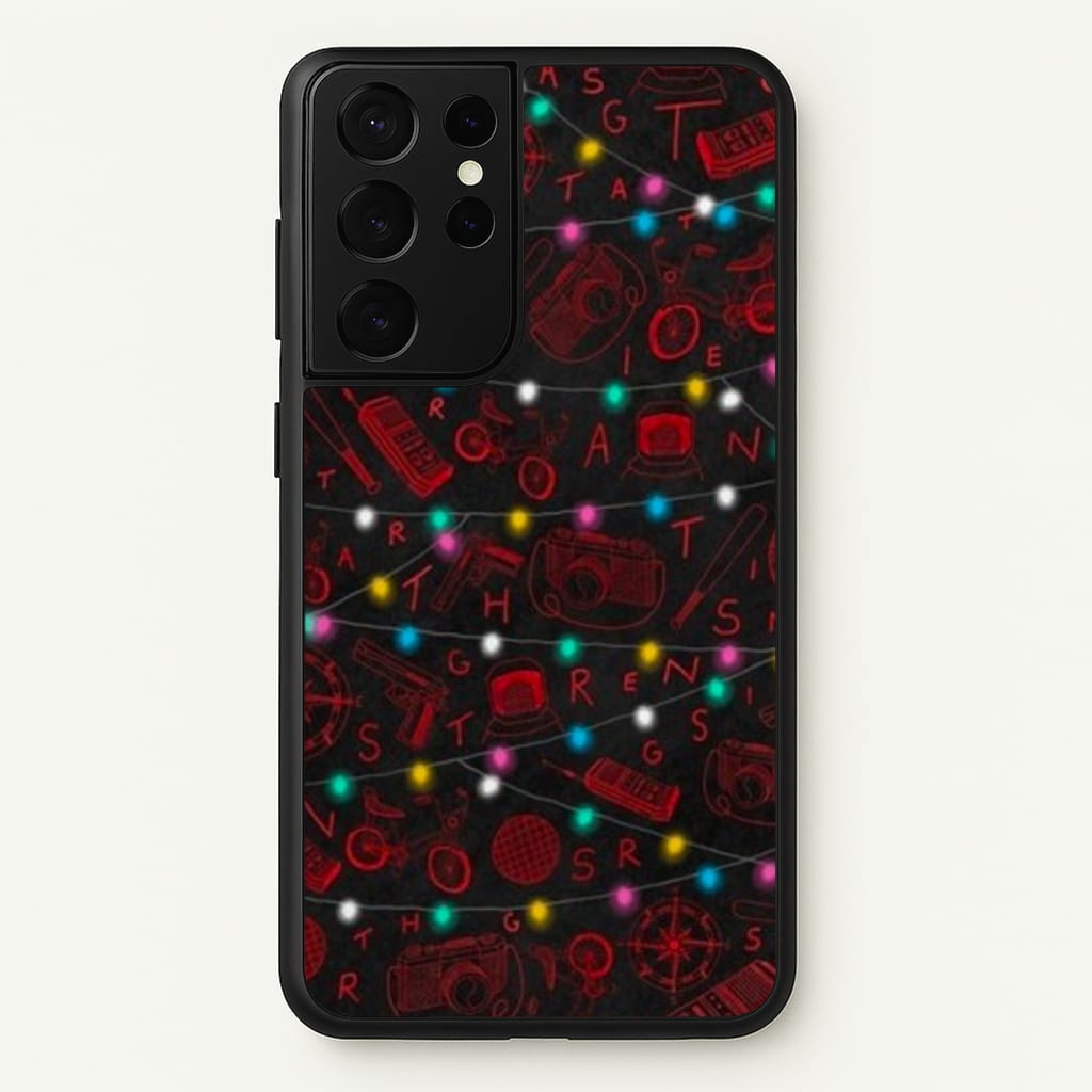 Stranger Red Illustrations - Stranger Things Phone Case for Galaxy S21 Ultra