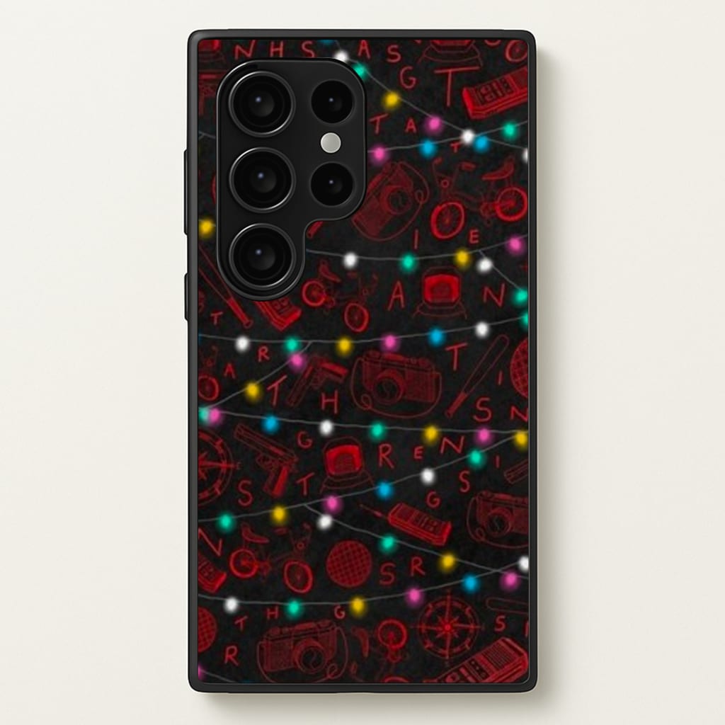 Stranger Red Illustrations - Stranger Things Phone Case for Galaxy S24 Ultra