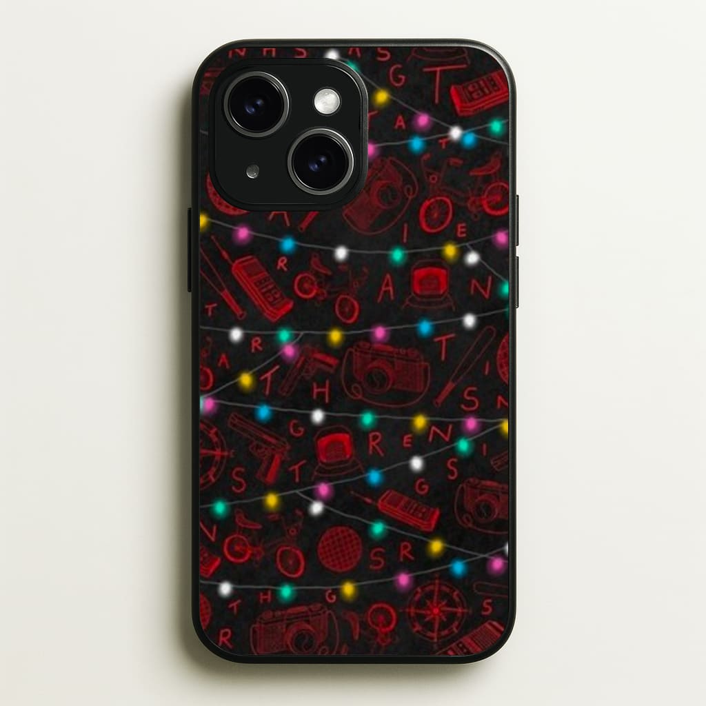 Stranger Red Illustrations - Stranger Things Phone Case for iPhone 15