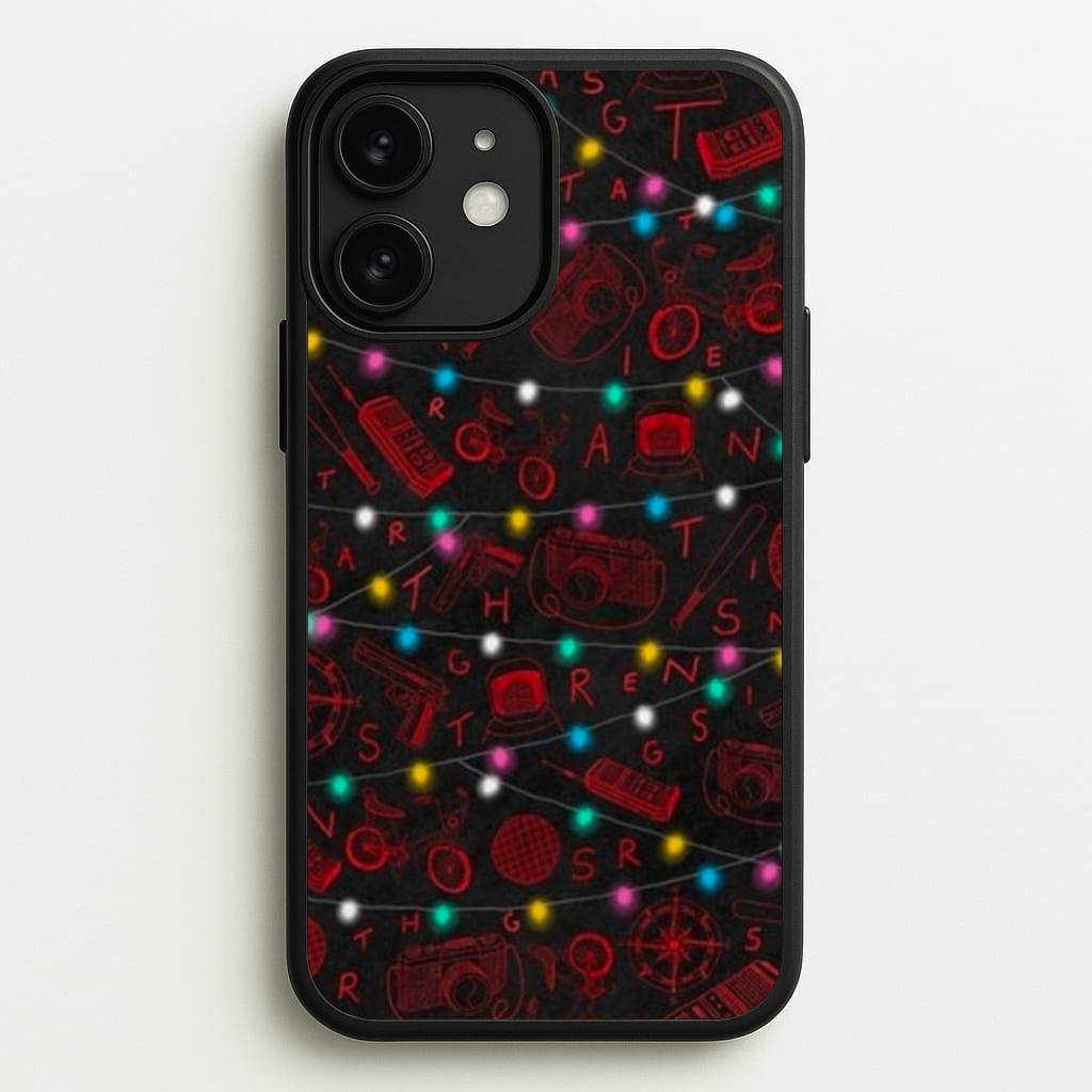 Stranger Red Illustrations - Stranger Things Phone Case for iPhone 11