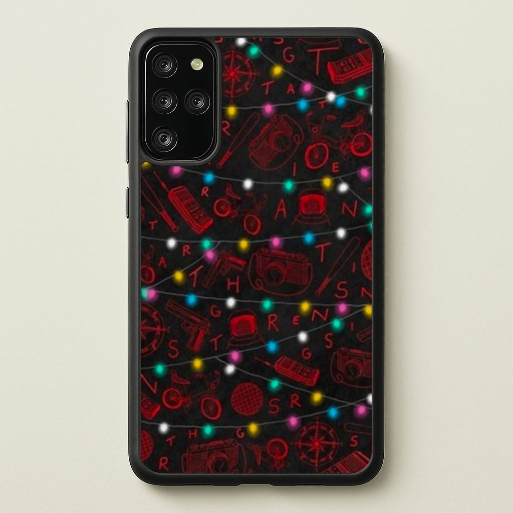 Stranger Red Illustrations - Stranger Things Phone Case for Galaxy S20 Plus