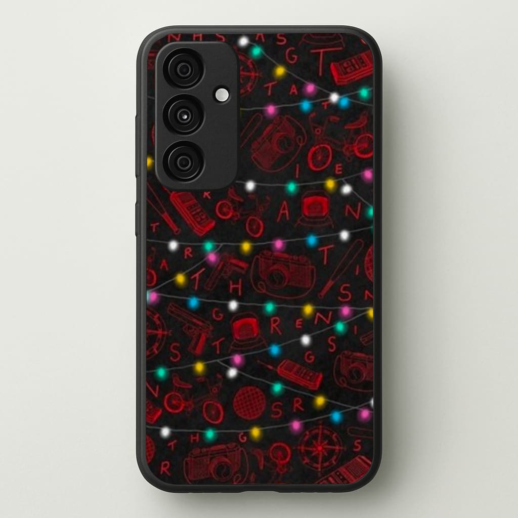 Stranger Red Illustrations - Stranger Things Phone Case for Galaxy A15