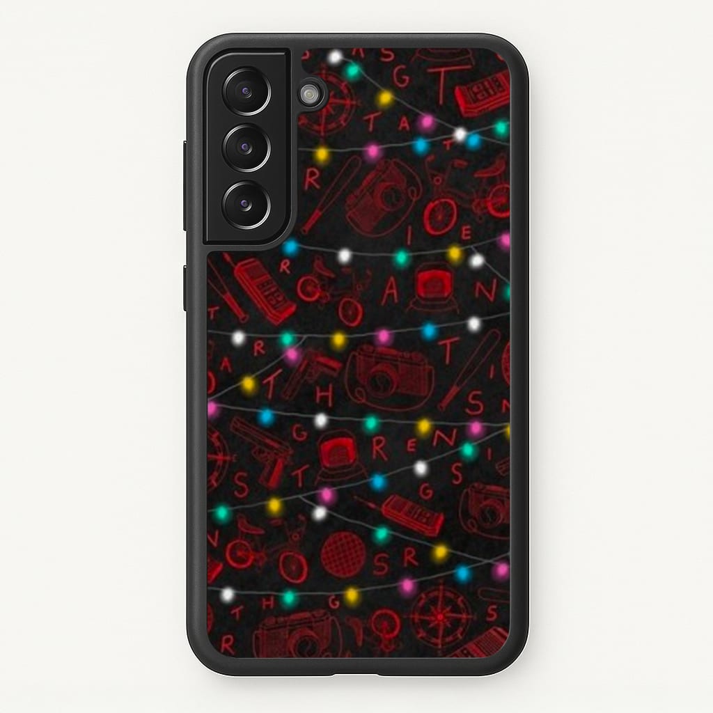 Stranger Red Illustrations - Stranger Things Phone Case for Galaxy S21 Plus