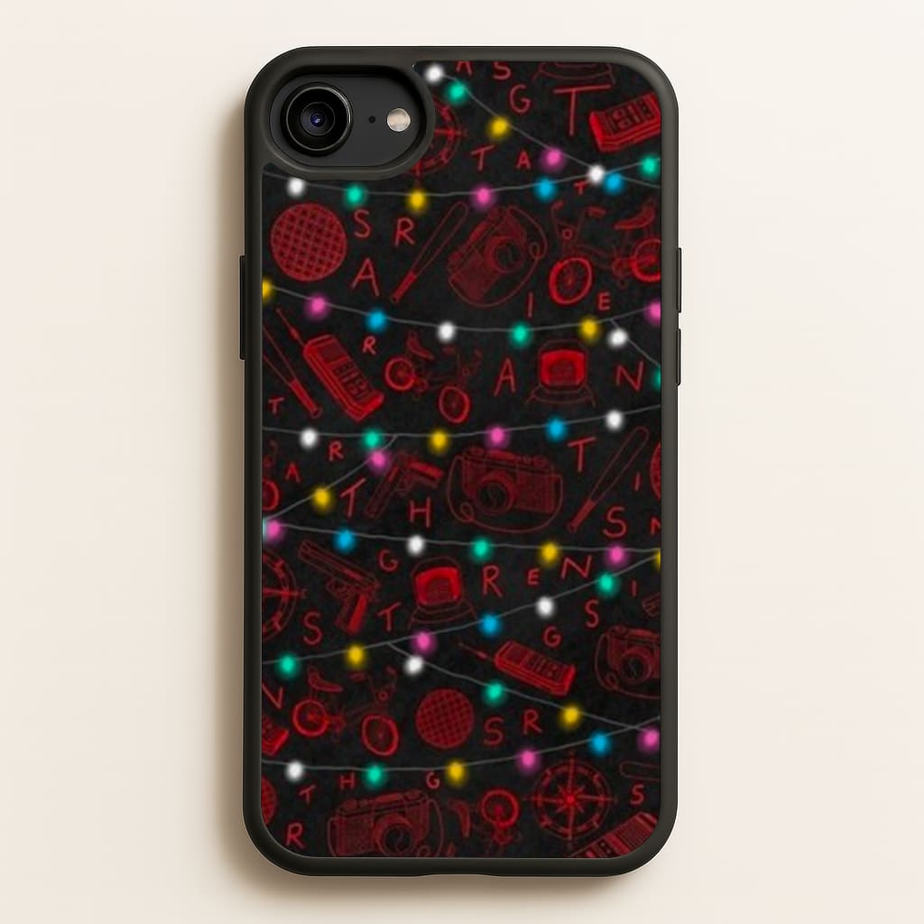 Stranger Red Illustrations - Stranger Things Phone Case for iPhone 6 / 7 / 8 / SE