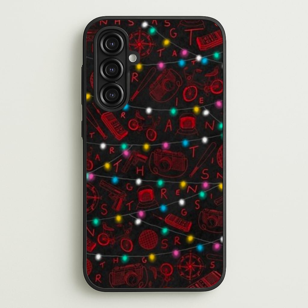Stranger Red Illustrations - Stranger Things Phone Case for Galaxy A16
