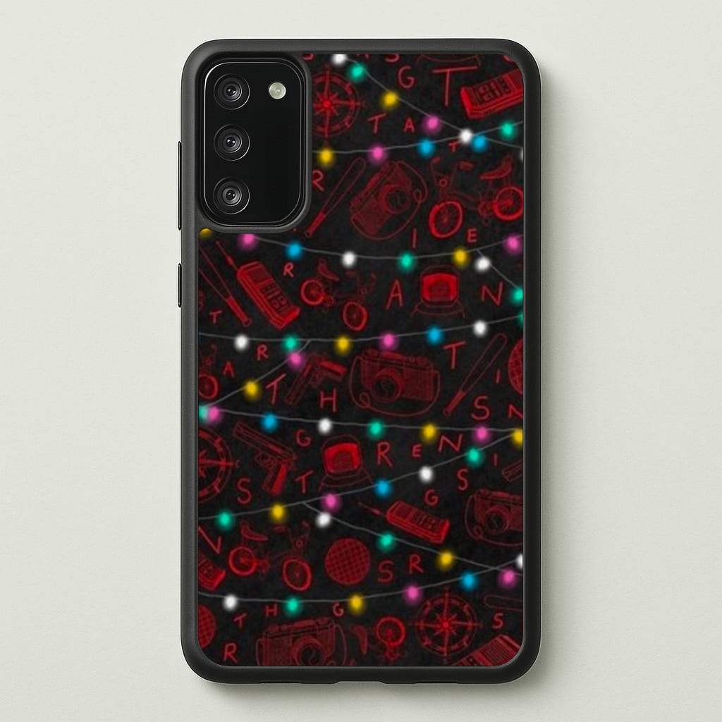 Stranger Red Illustrations - Stranger Things Phone Case for Galaxy S20