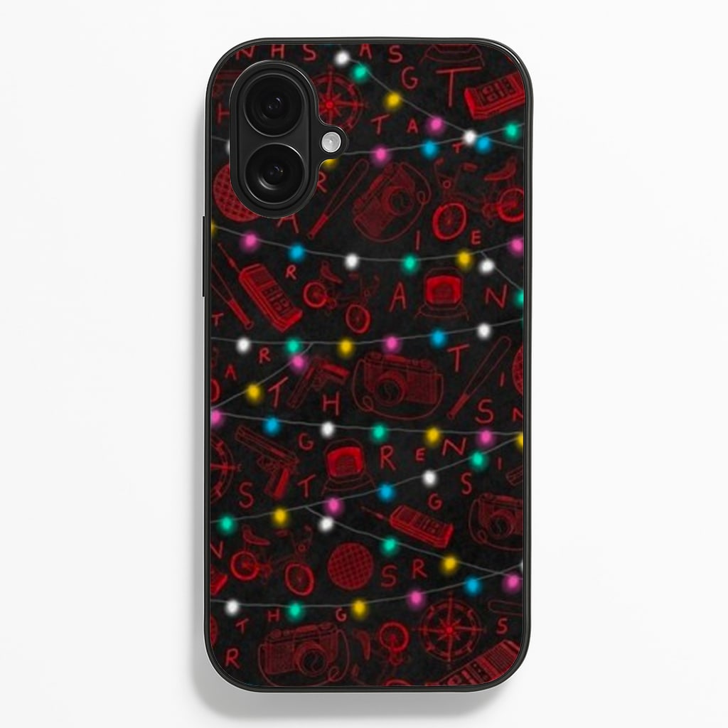 Stranger Red Illustrations - Stranger Things Phone Case for iPhone 16 Plus