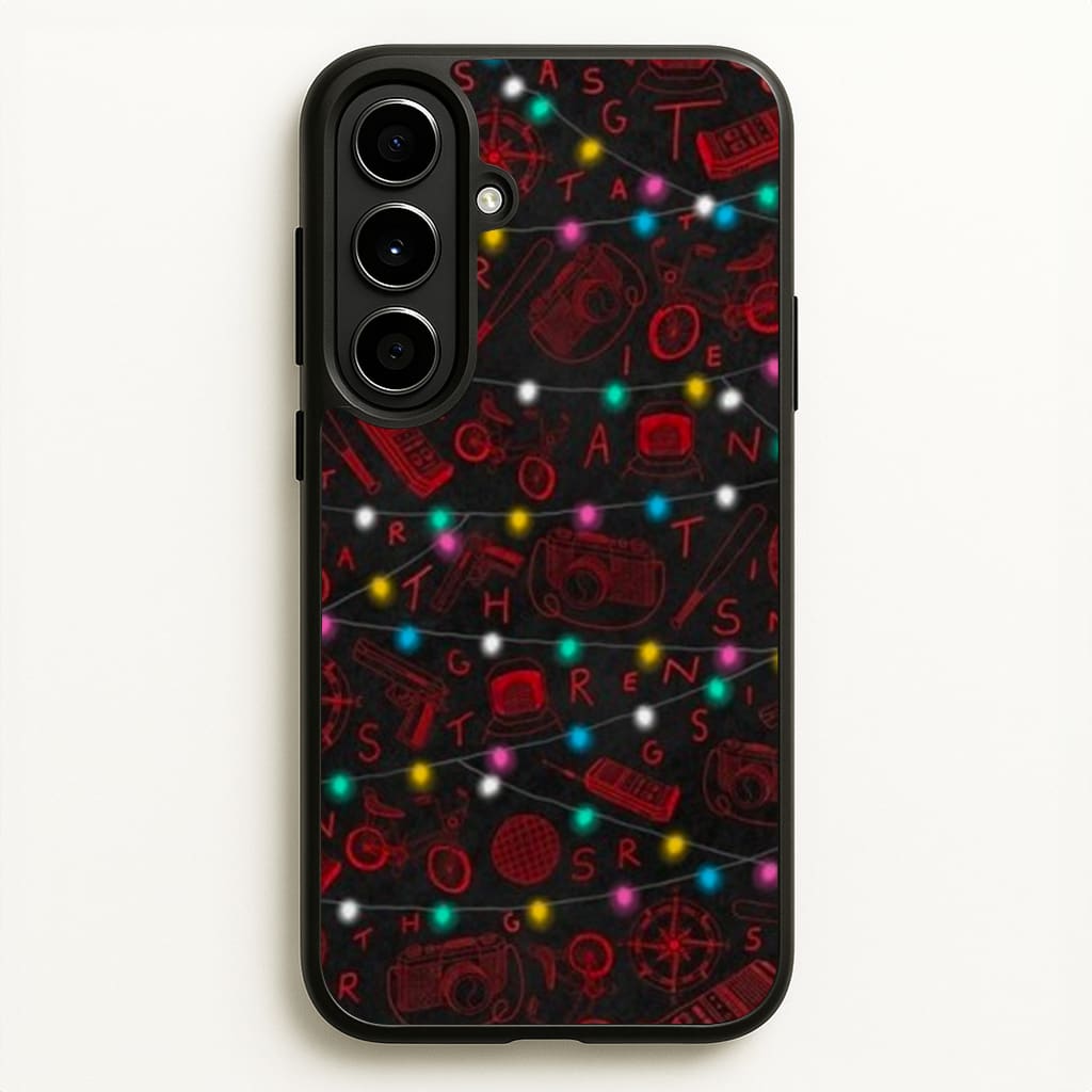 Stranger Red Illustrations - Stranger Things Phone Case for Galaxy A56