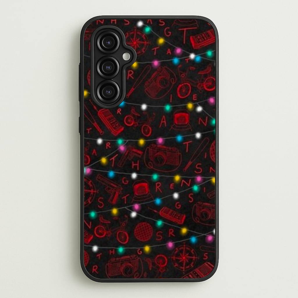Stranger Red Illustrations - Stranger Things Phone Case for Galaxy A14