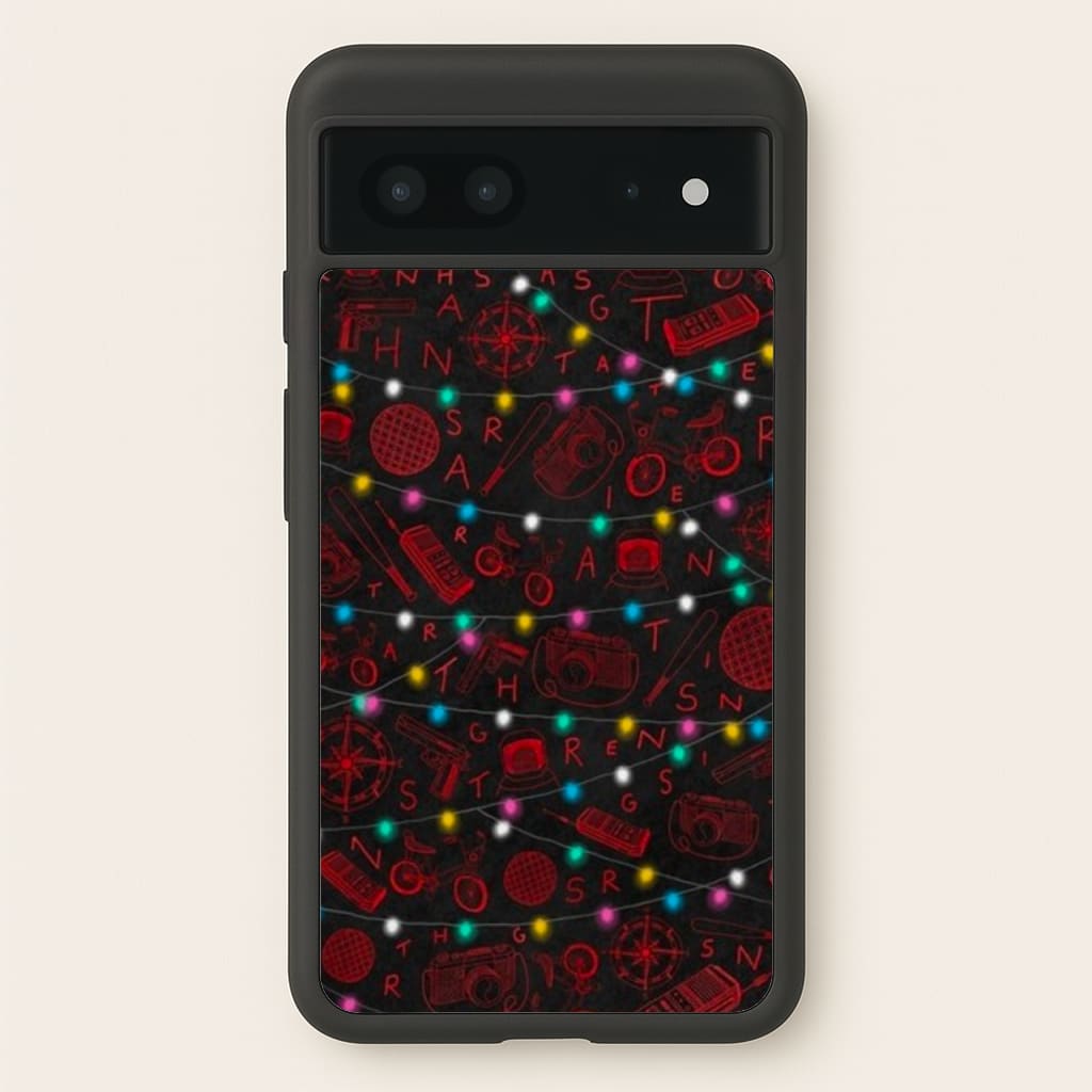 Stranger Red Illustrations - Stranger Things Phone Case for Google Pixel 7