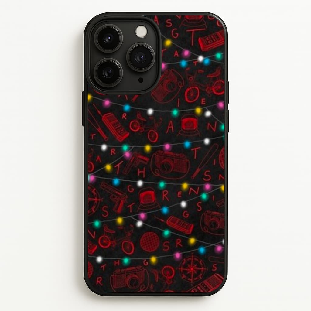 Stranger Red Illustrations - Stranger Things Phone Case for iPhone 11 Pro