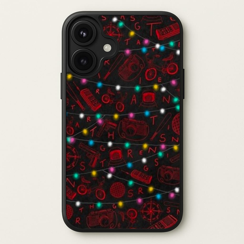 Stranger Red Illustrations Phone Case for iPhone 17