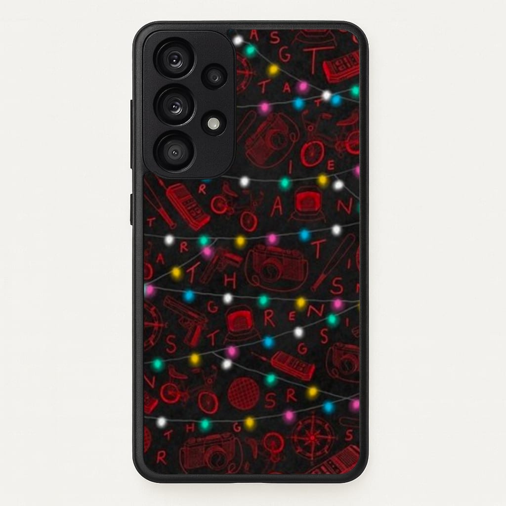 Stranger Red Illustrations - Stranger Things Phone Case for Galaxy A53