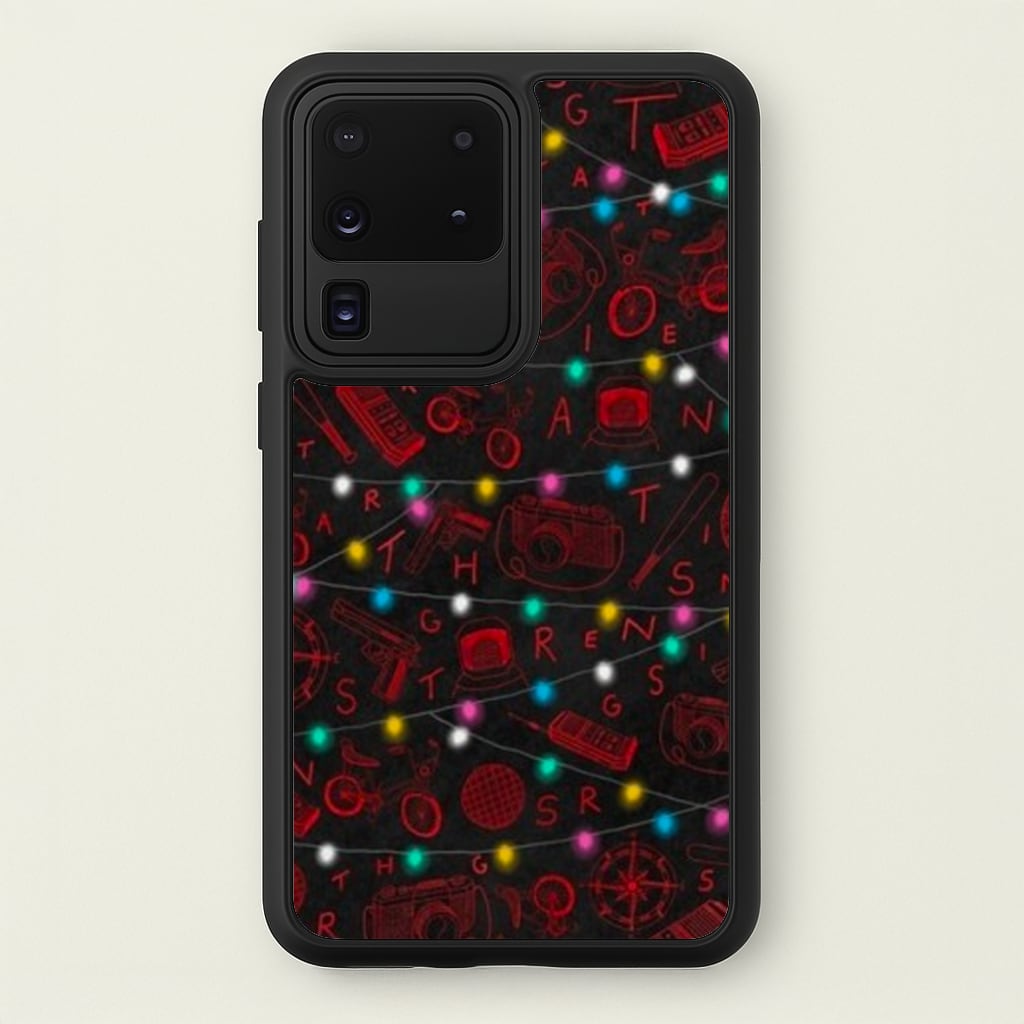Stranger Red Illustrations - Stranger Things Phone Case for Galaxy S20 Ultra