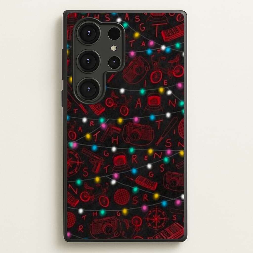 Stranger Red Illustrations - Stranger Things Phone Case for Galaxy S25 Ultra