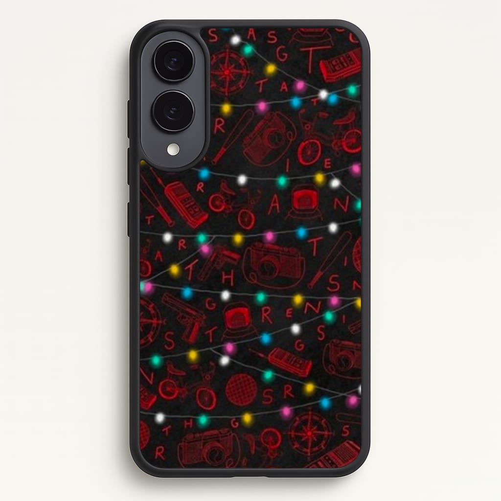 Stranger Red Illustrations - Stranger Things Phone Case for Galaxy S25 Edge