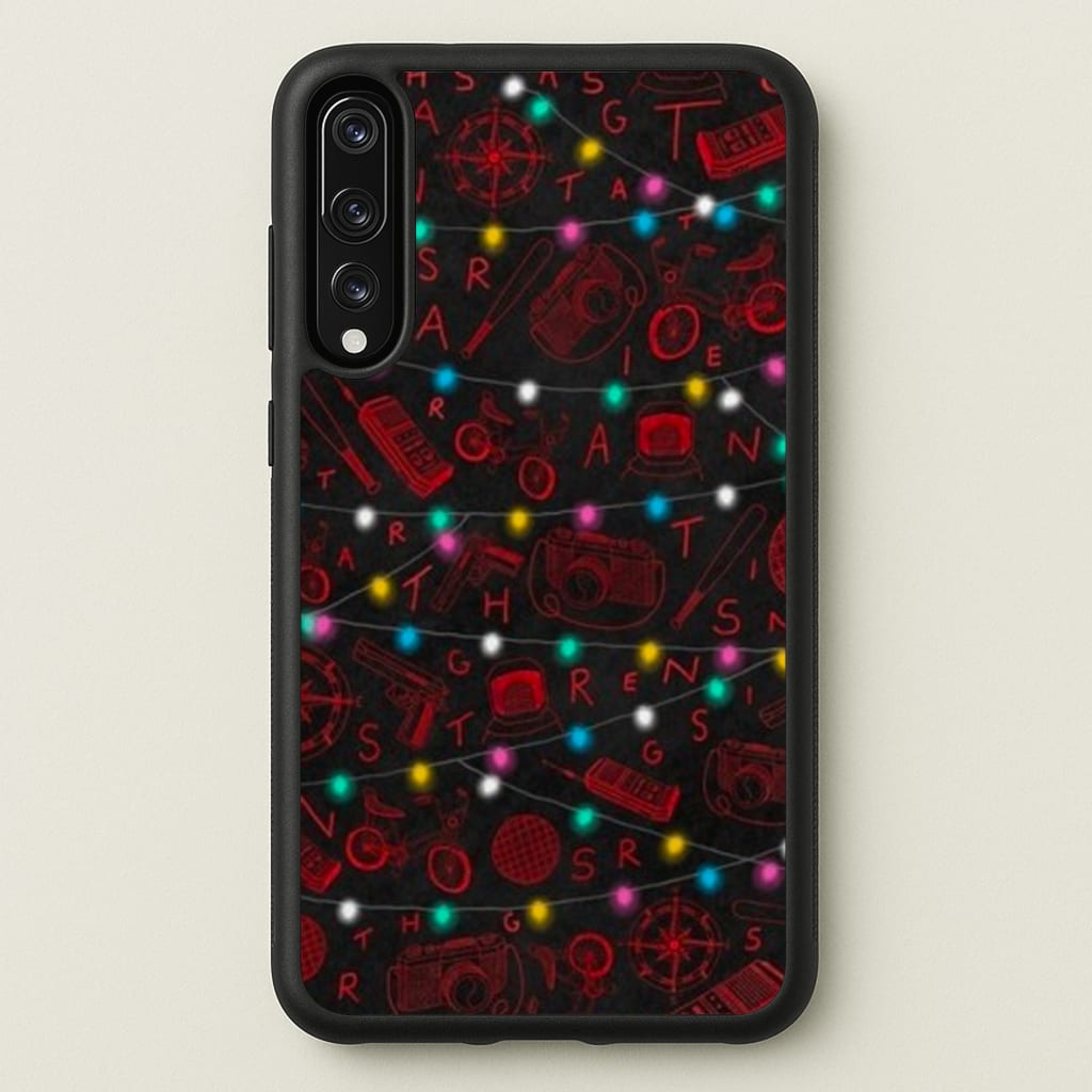 Stranger Red Illustrations - Stranger Things Phone Case for Huawei P20 Pro