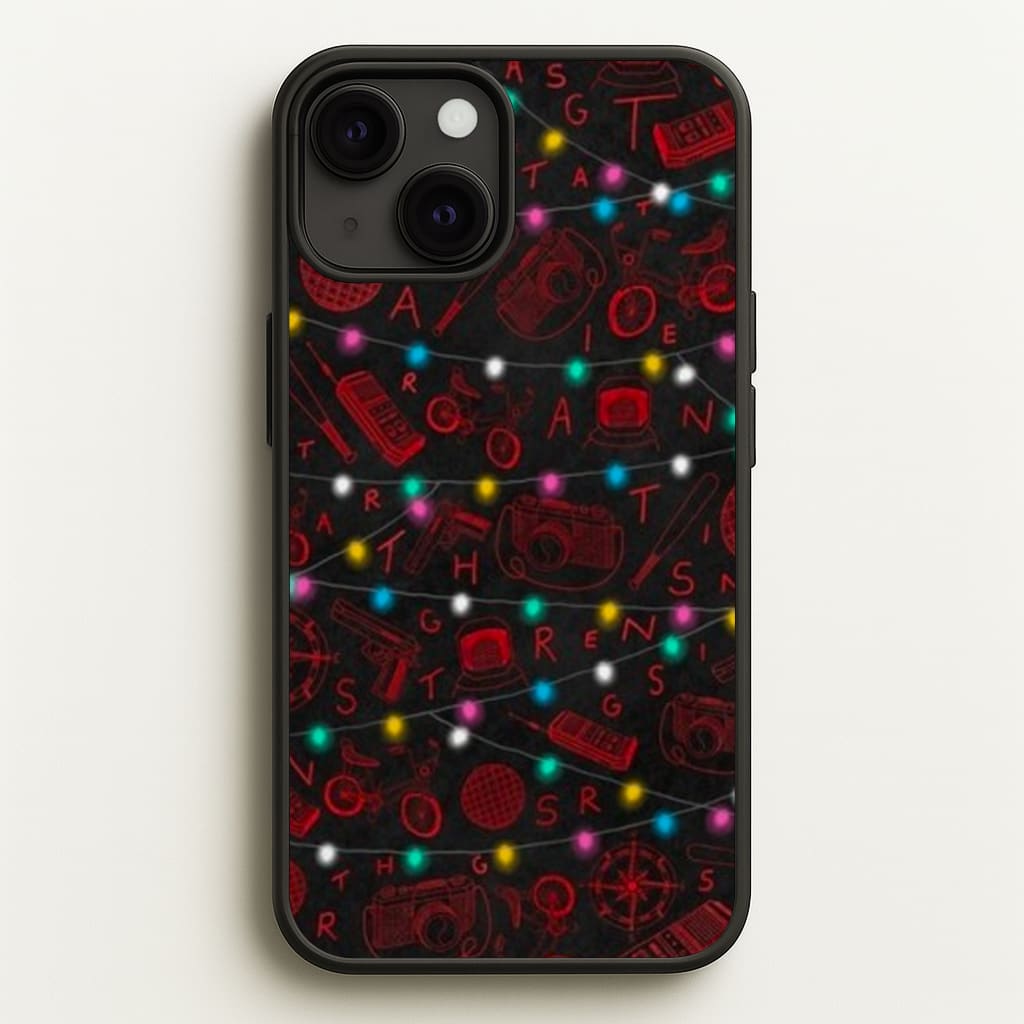 Stranger Red Illustrations - Stranger Things Phone Case for iPhone 13 Mini