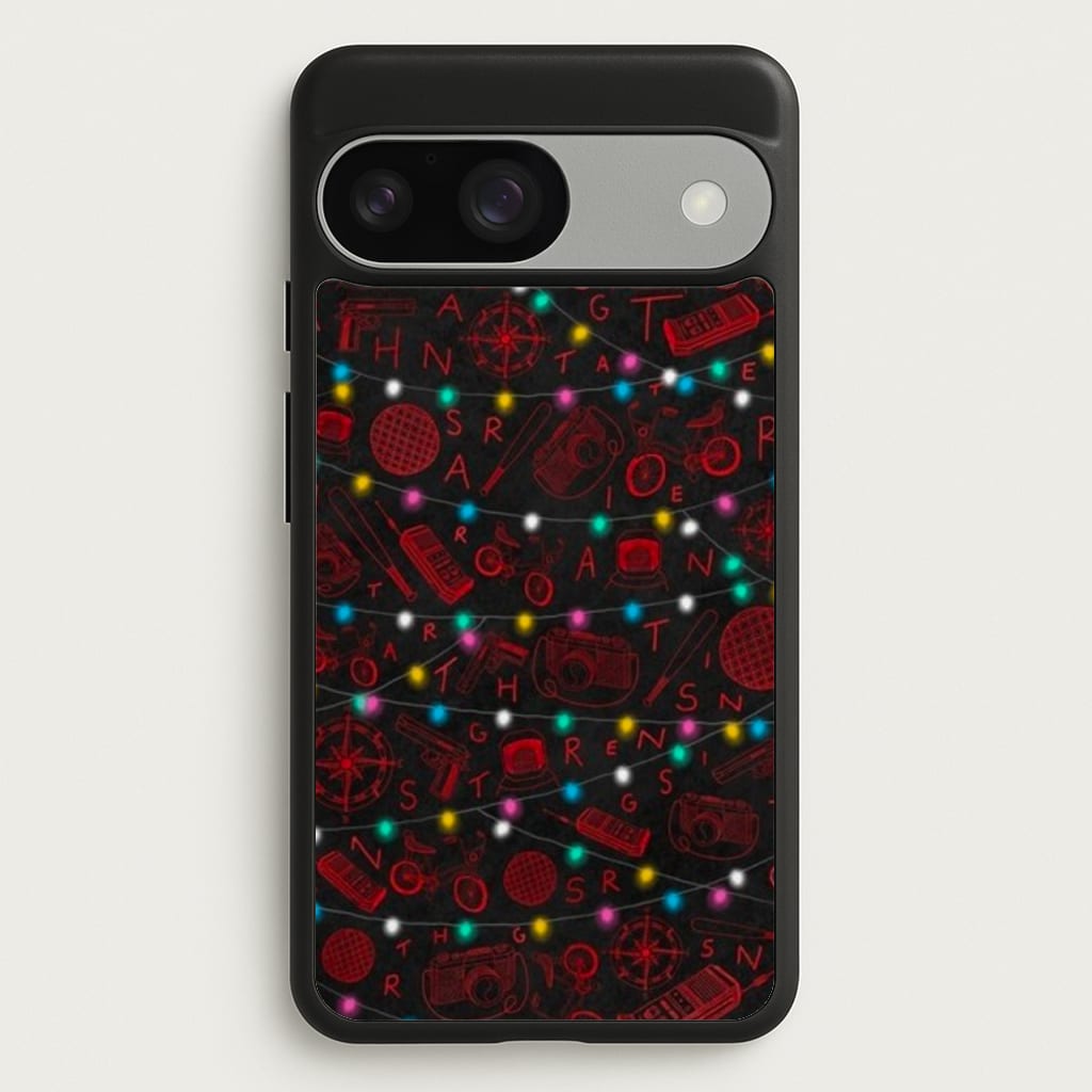Stranger Red Illustrations - Stranger Things Phone Case for Google Pixel 9 / 9 Pro