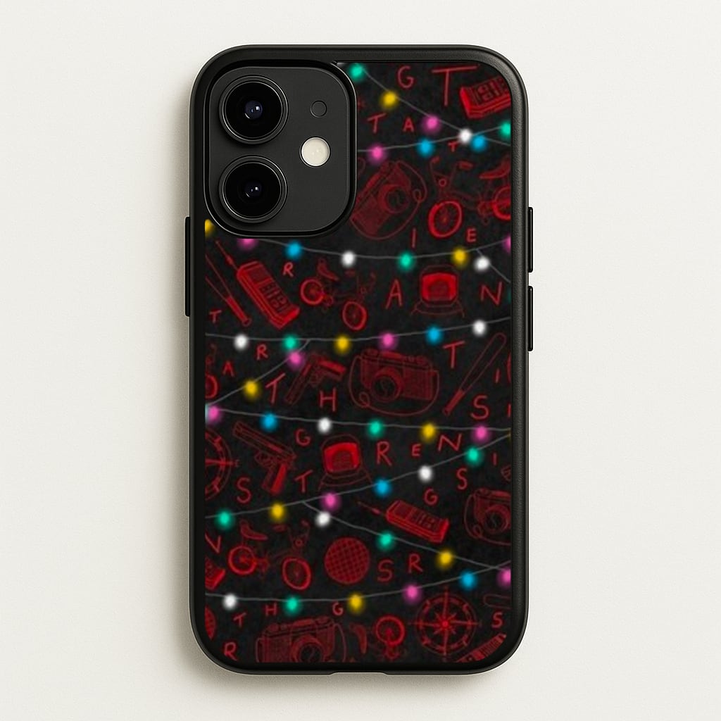 Stranger Red Illustrations - Stranger Things Phone Case for iPhone 12 / 12 Pro