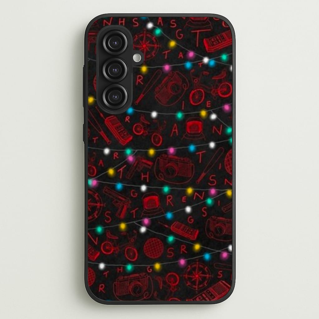 Stranger Red Illustrations - Stranger Things Phone Case for Galaxy S23FE