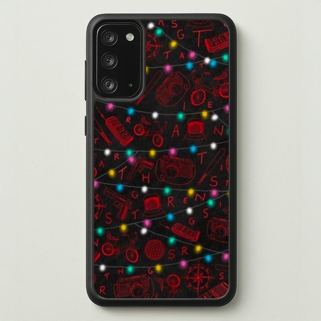 Stranger Red Illustrations - Stranger Things Phone Case for Galaxy Note 20