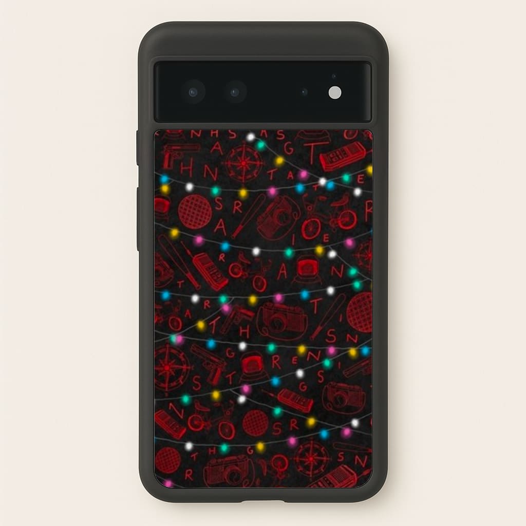 Stranger Red Illustrations - Stranger Things Phone Case for Google Pixel 6