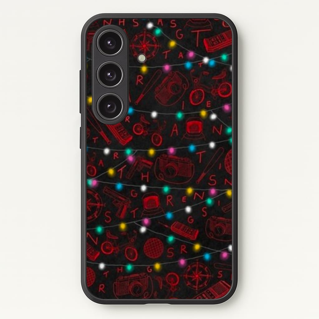 Stranger Red Illustrations - Stranger Things Phone Case for Galaxy S25 Plus