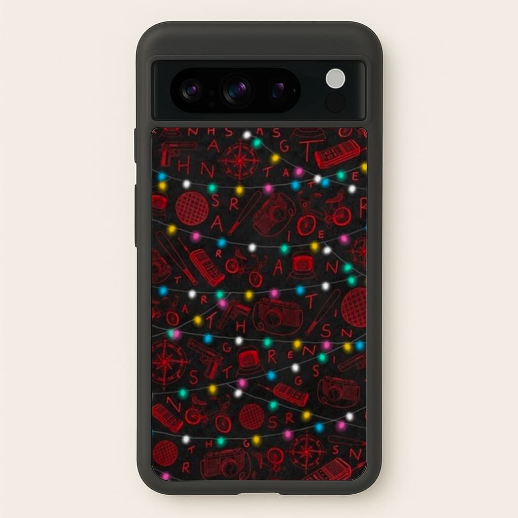 Stranger Red Illustrations - Stranger Things Phone Case for Google Pixel 8 Pro