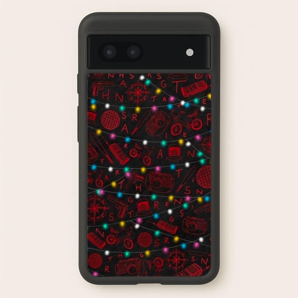 Stranger Red Illustrations - Stranger Things Phone Case for Google Pixel 7a