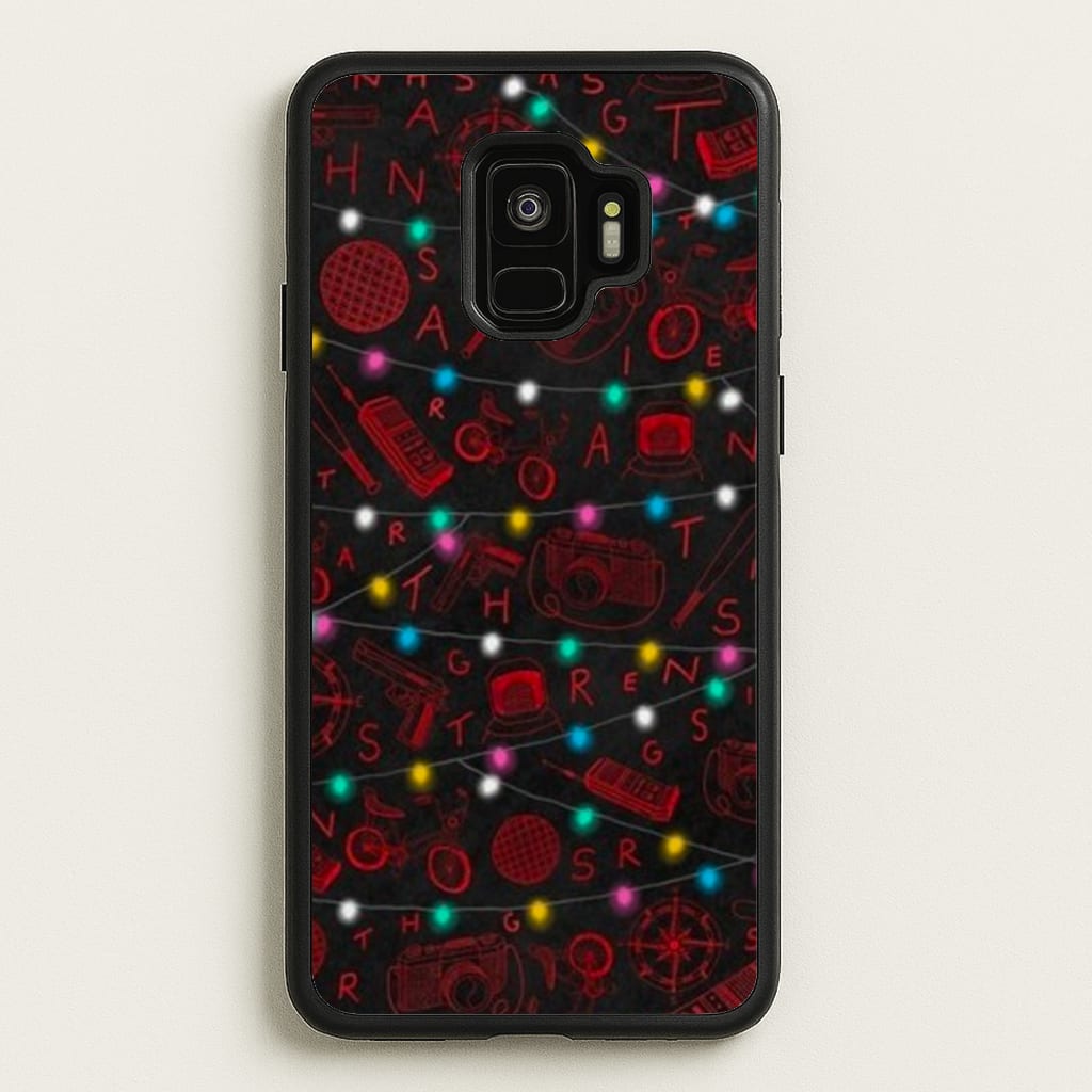 Stranger Red Illustrations - Stranger Things Phone Case for Galaxy S9
