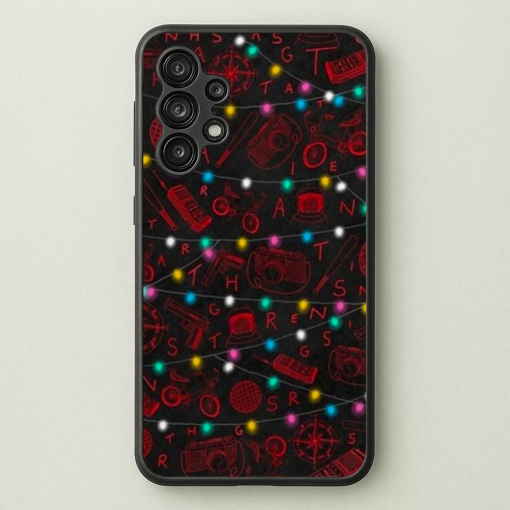 Stranger Red Illustrations - Stranger Things Phone Case for Galaxy A13
