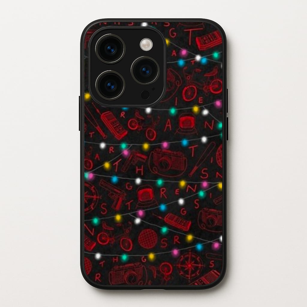 Stranger Red Illustrations - Stranger Things Phone Case for iPhone 15 Pro Max