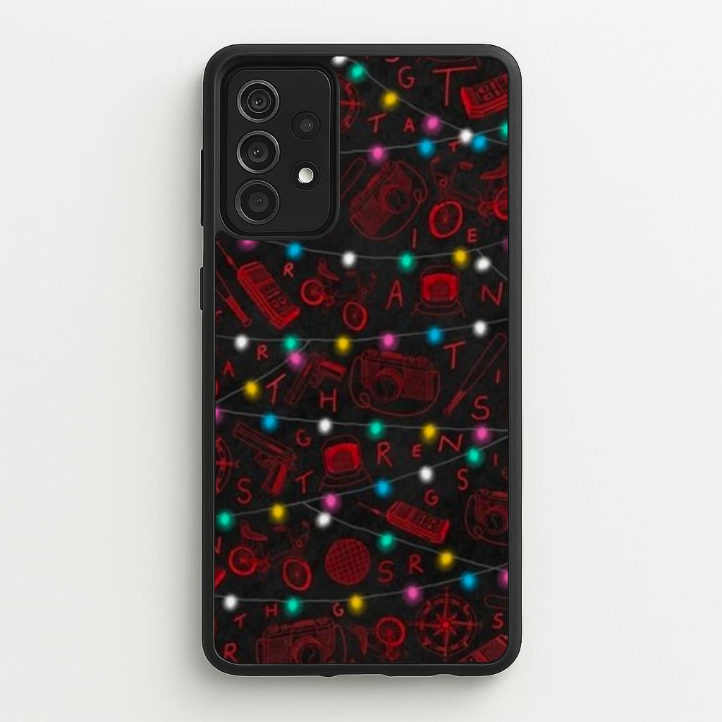Stranger Red Illustrations - Stranger Things Phone Case for Galaxy A52 / A52s
