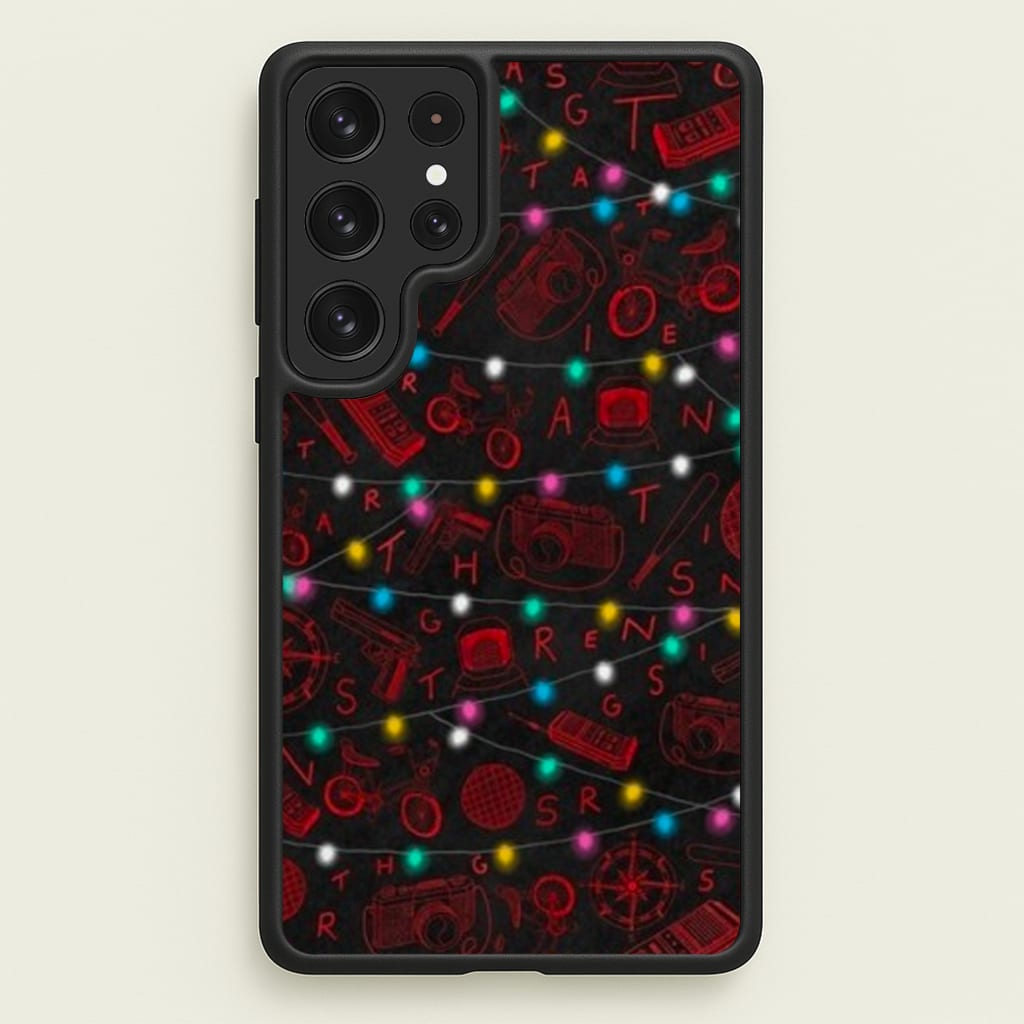 Stranger Red Illustrations - Stranger Things Phone Case for Galaxy S22 Ultra