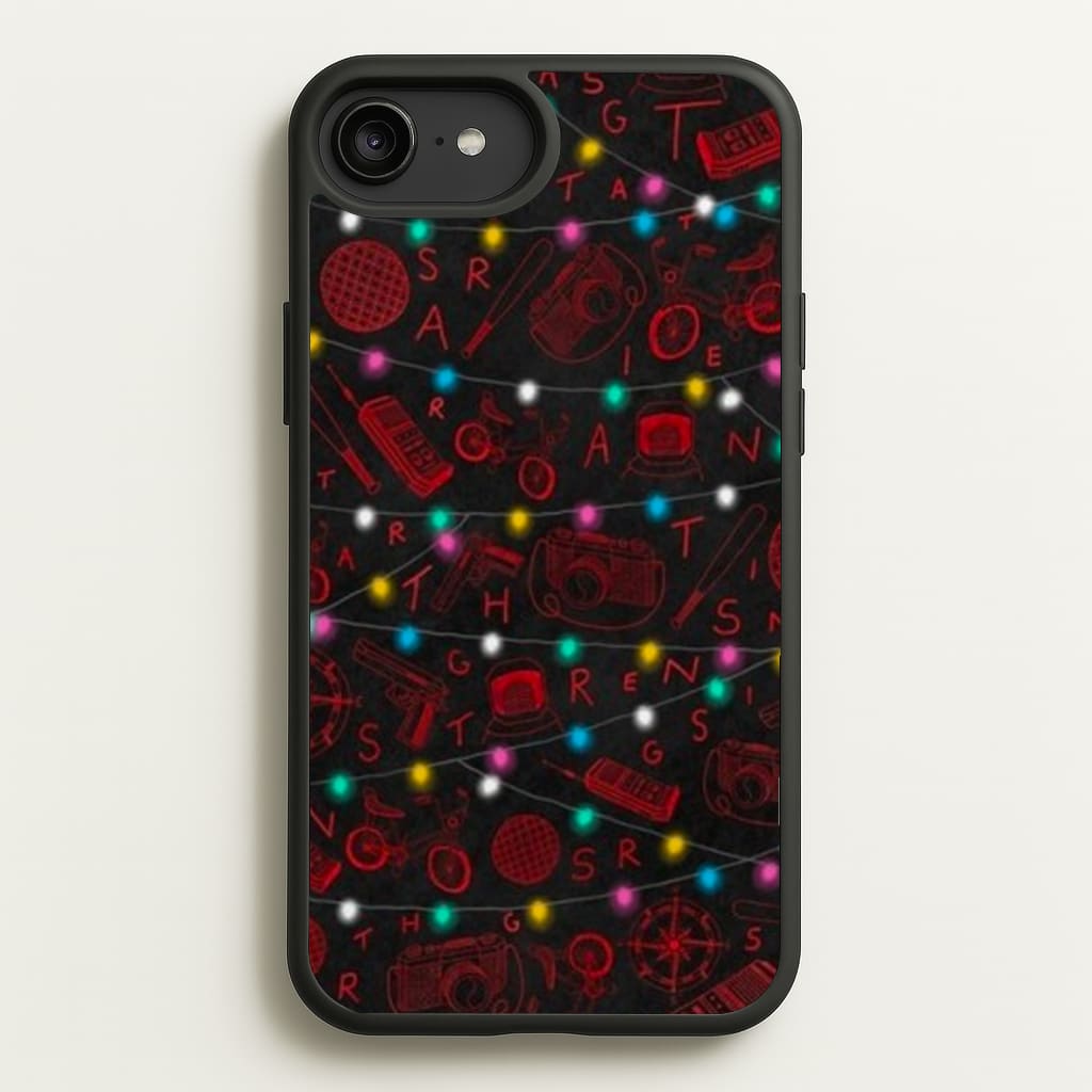 Stranger Red Illustrations - Stranger Things Phone Case for iPhone 6 Plus / 7 Plus / 8 Plus