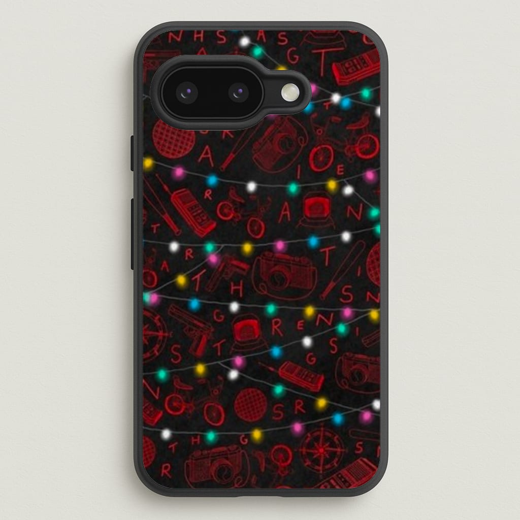 Stranger Red Illustrations - Stranger Things Phone Case for Google Pixel 9a