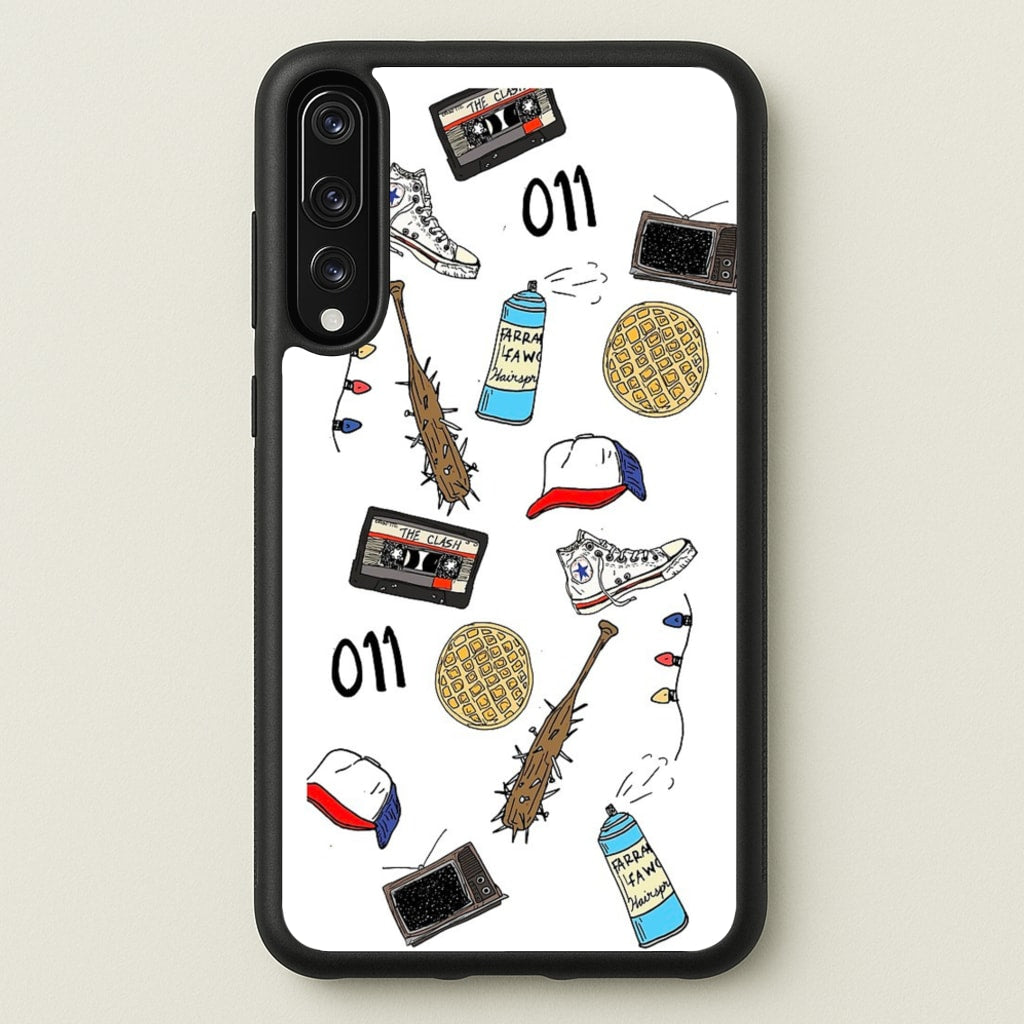 Stranger Drawings - Stranger Things Phone Case for Huawei P20 Pro