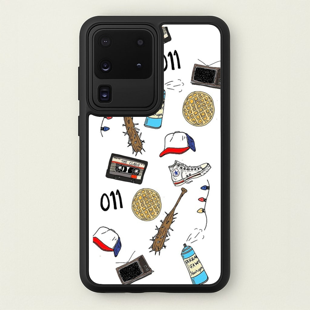 Stranger Drawings - Stranger Things Phone Case for Galaxy S20 Ultra