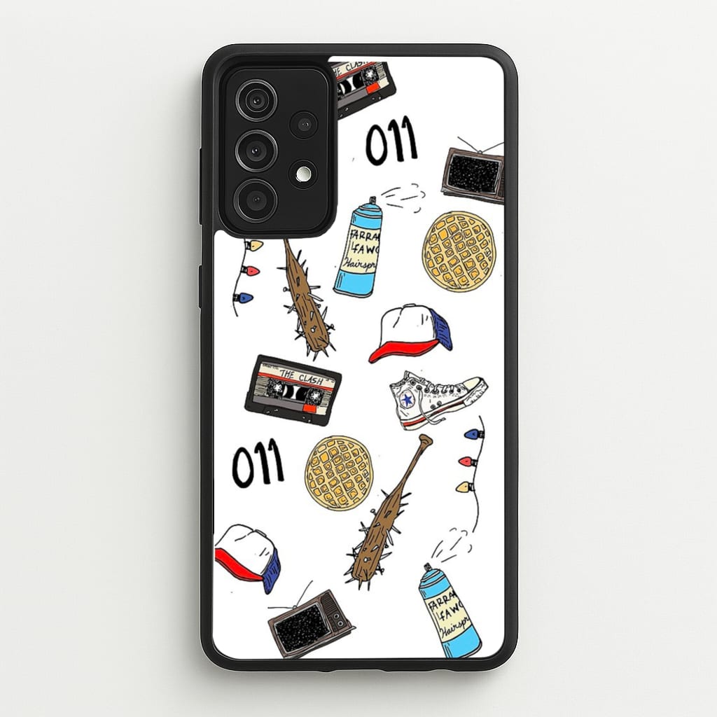 Stranger Drawings - Stranger Things Phone Case for Galaxy A52 / A52s