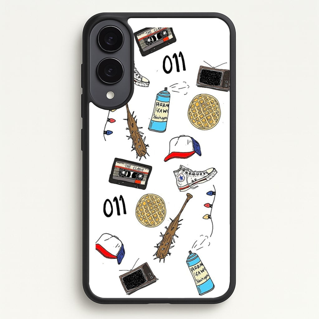 Stranger Drawings - Stranger Things Phone Case for Galaxy S25 Edge