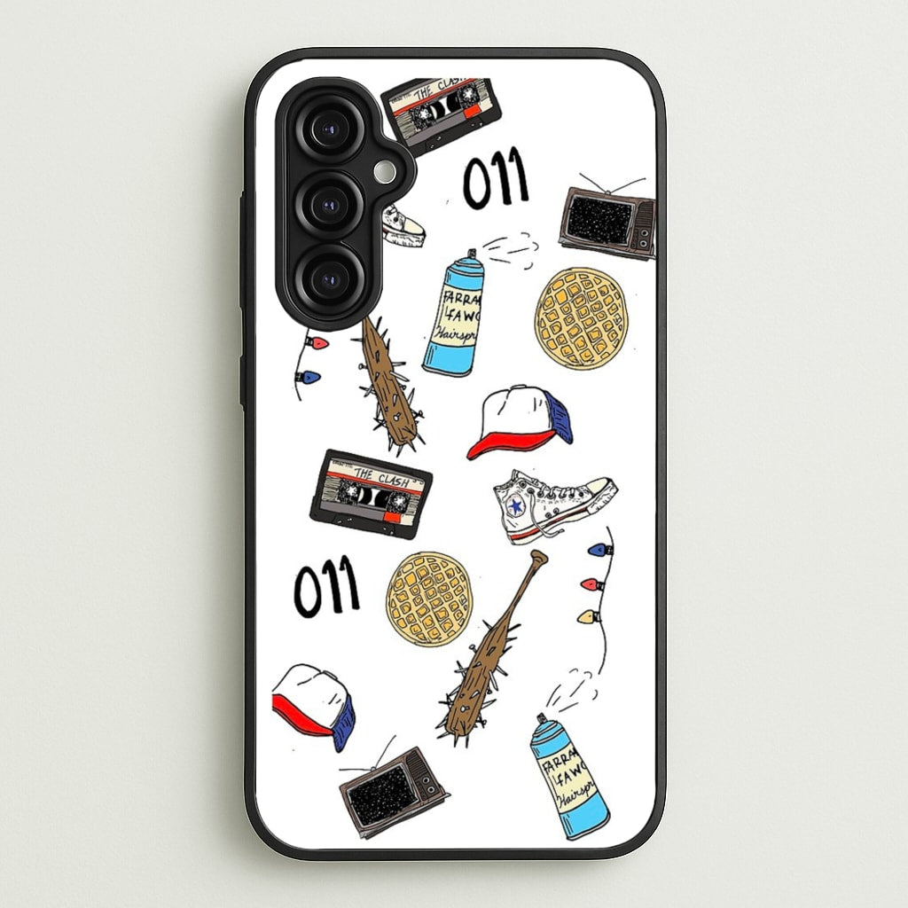 Stranger Drawings - Stranger Things Phone Case for Galaxy A14