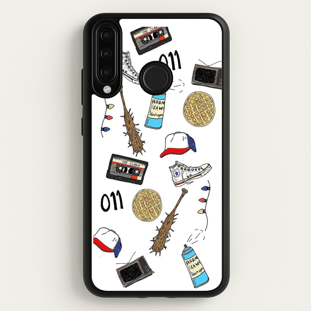 Stranger Drawings - Stranger Things Phone Case for Huawei P30 Lite