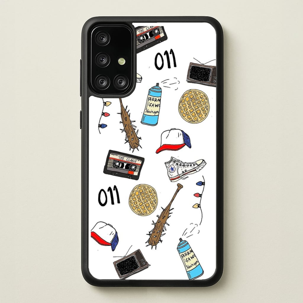 Stranger Drawings - Stranger Things Phone Case for Galaxy A71