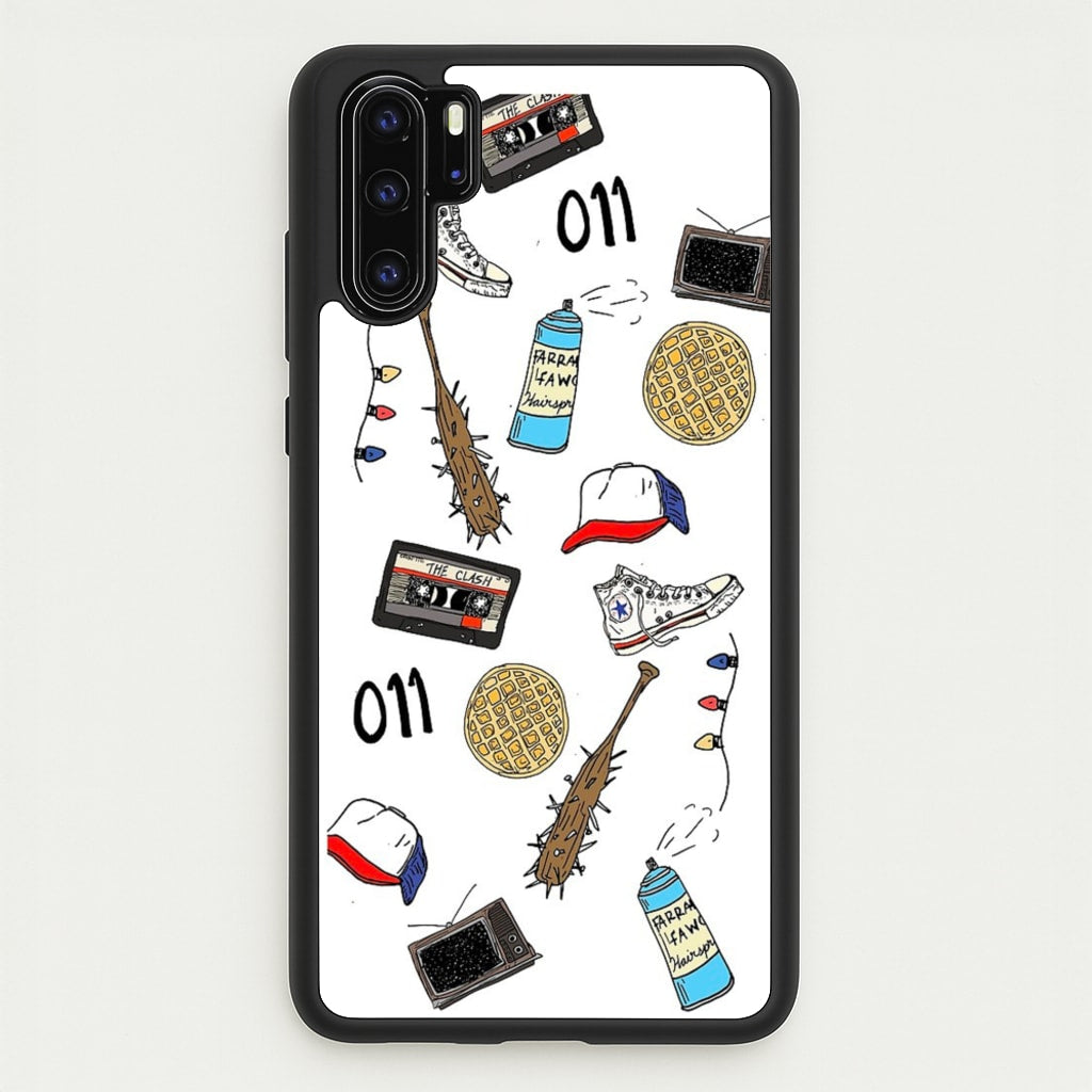 Stranger Drawings - Stranger Things Phone Case for Huawei P30 Pro