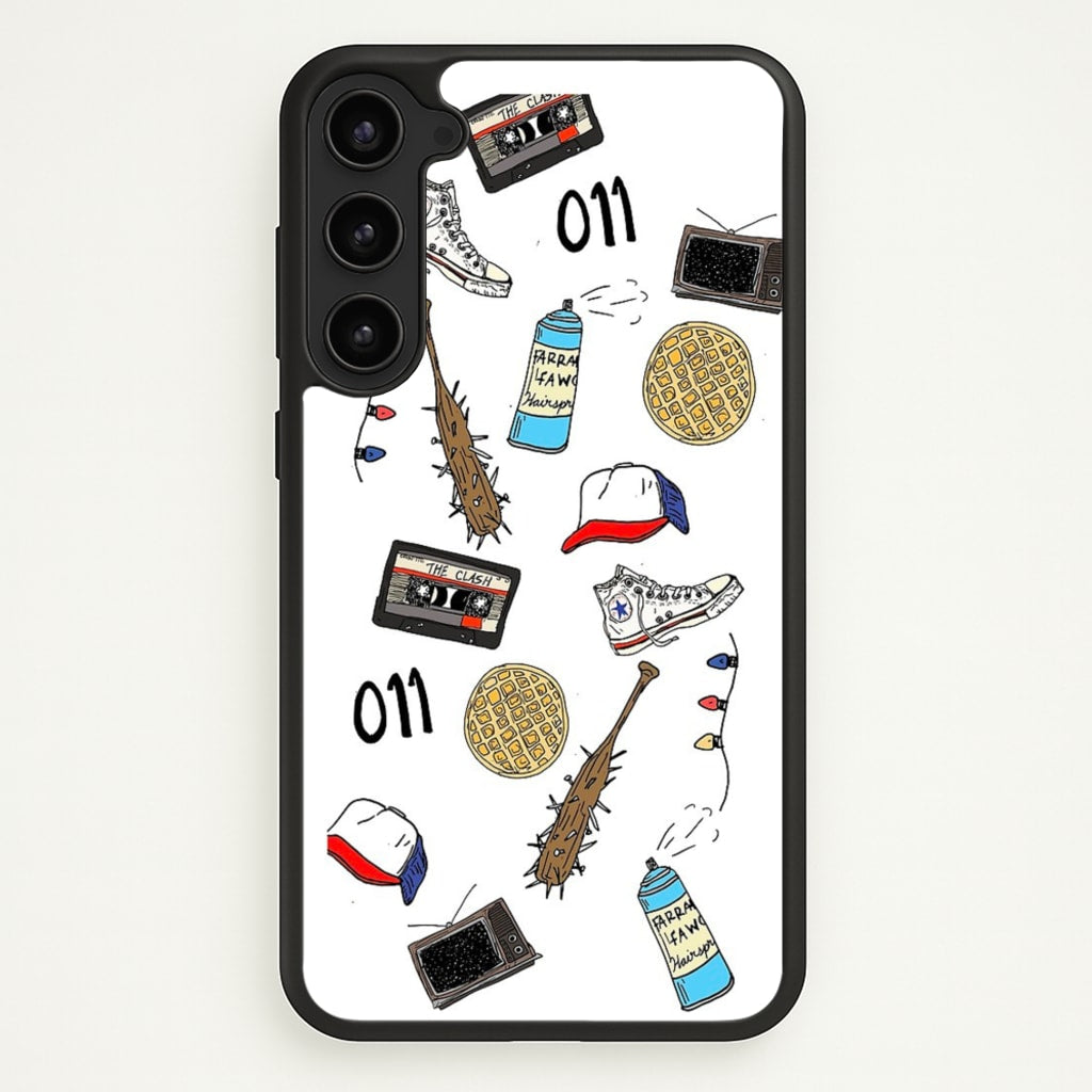 Stranger Drawings - Stranger Things Phone Case for Galaxy S23 Plus