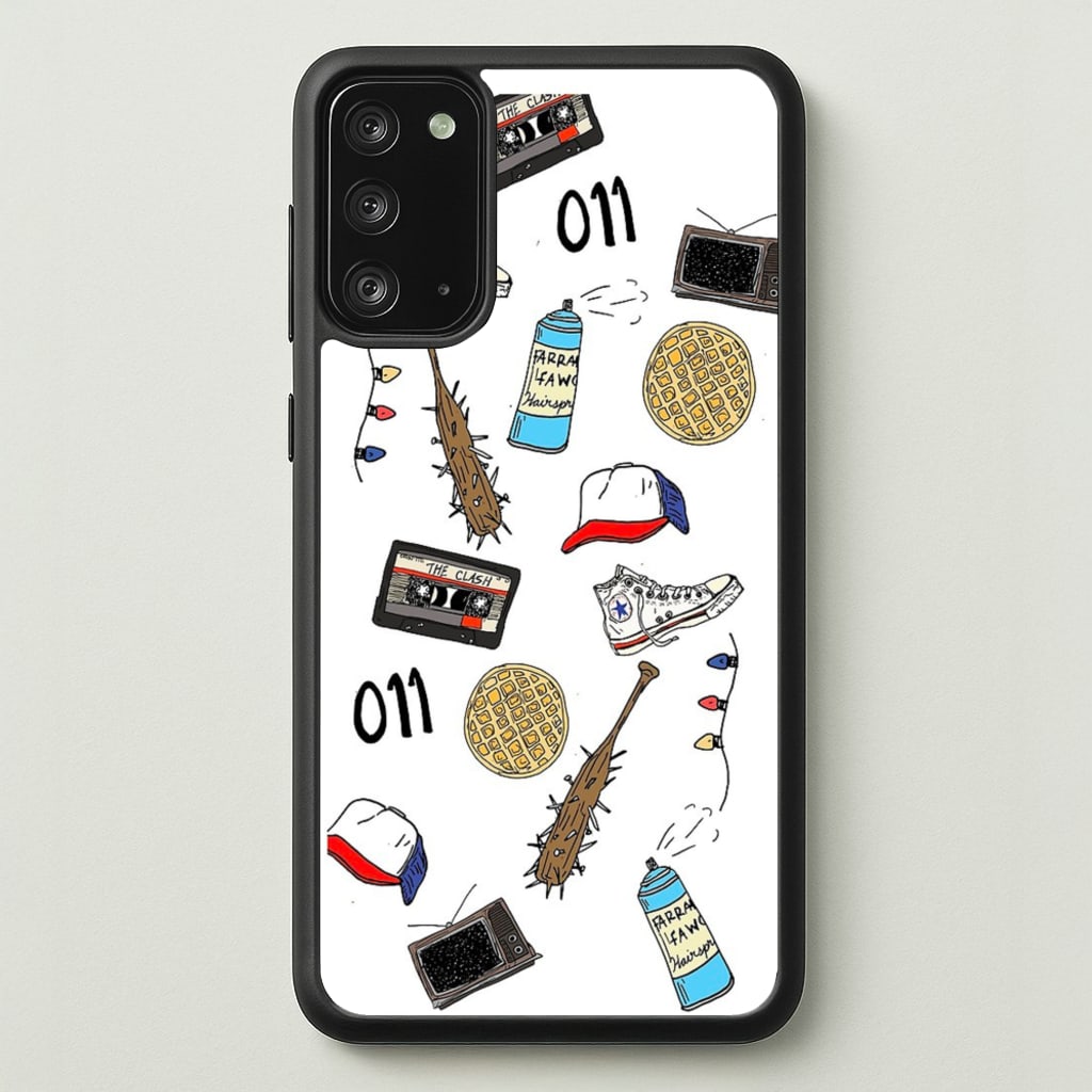 Stranger Drawings - Stranger Things Phone Case for Galaxy Note 20