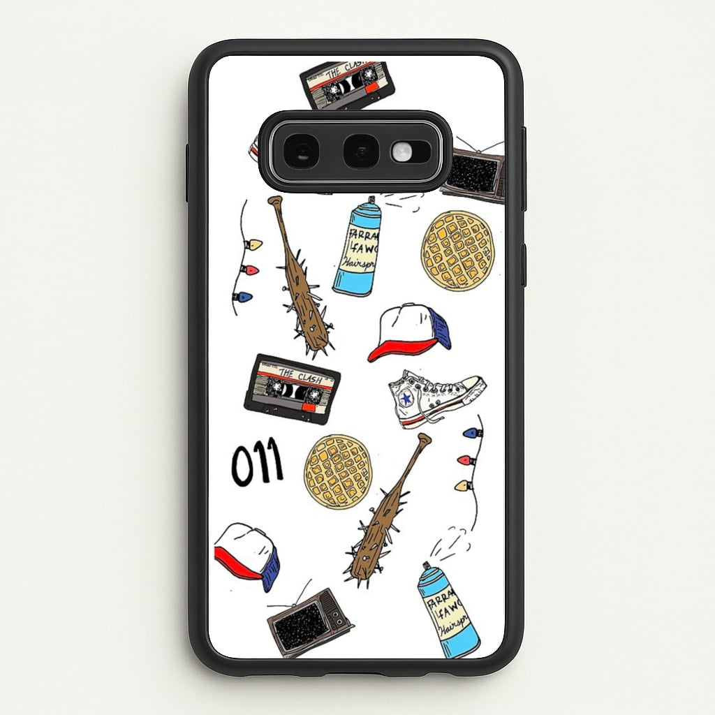 Stranger Drawings - Stranger Things Phone Case for Galaxy S10e